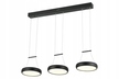 Lampa wisząca LED czarny mat THEA 3x12W 4000K