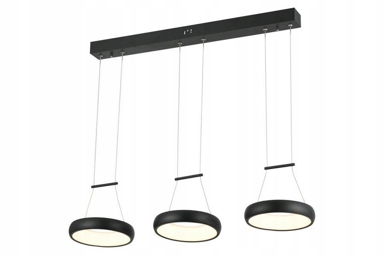 Lampa wisząca LED czarny mat THEA 3x12W 4000K (1)