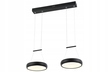 Lampa wisząca LED czarny mat THEA 2x12W 4000K