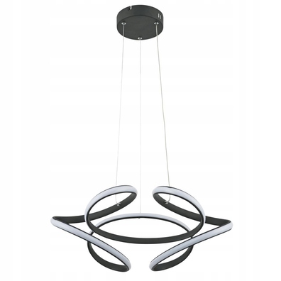 Lampa wisząca żyrandol Narida 40W LED antracyt
