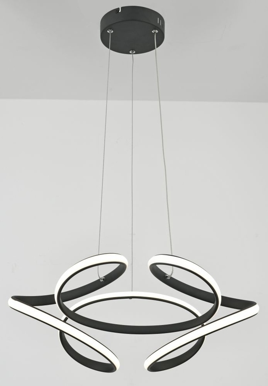 Lampa wisząca żyrandol Narida 40W LED antracyt (2)