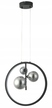 Lampa wisząca zwis Omaha 20W czarna LED z kloszami