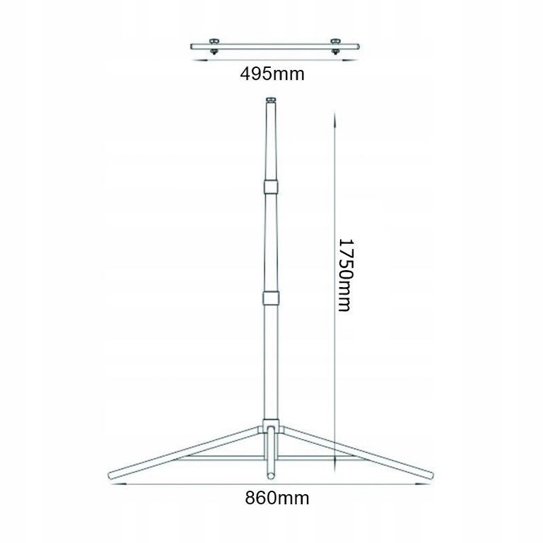 HALOGEN LED 50w STATYW budowlany roboczy naświetla (8)
