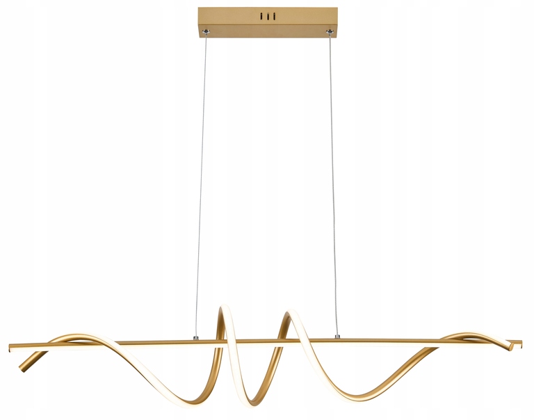 Lampa wisząca LED SERPENT nowoczesna 34W złota (1)