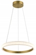 Lampa wisząca LED VIGO 18W ZŁOTY galwanizowany