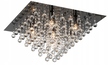 Lampa plafon Kryształki czarna GLAMOUR LANCASTER 7