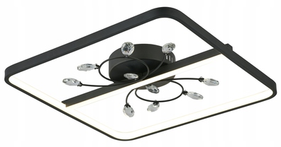 Plafon Dacota LED czarny mat. 639301-30