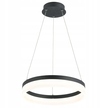 Lampa wisząca Cornelia LED obręcz ANTRACYT