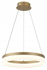 Lampa wisząca Cornelia LED obręcz ZŁOTY GOLD