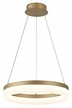 Lampa wisząca Cornelia LED obręcz ZŁOTY GOLD