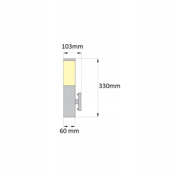 Kinkiet ogrodowy Volteno biały, chrom E27 40 W (3)