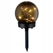 Lampa solarna wbijana Polux czarny 36,5 cm 1 szt. (2)