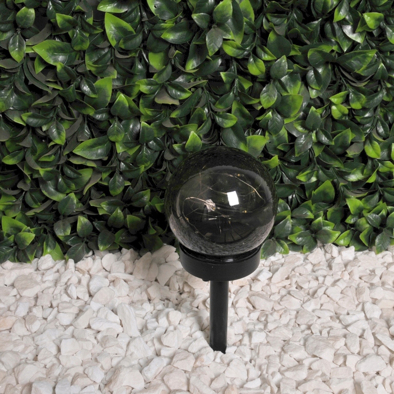Lampa solarna wbijana Polux czarny 36,5 cm 1 szt. (7)