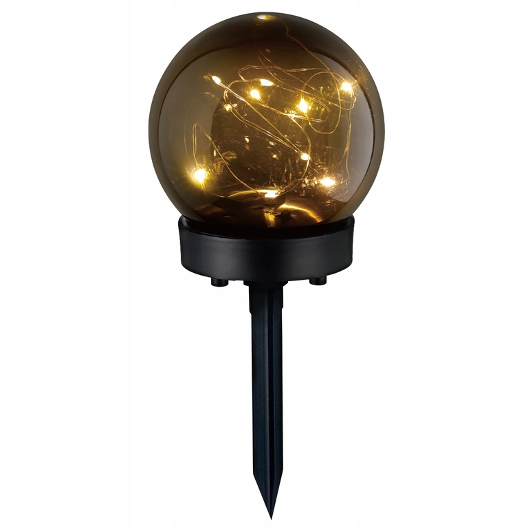 Lampa solarna wbijana Polux czarny 36,5 cm 1 szt. (2)