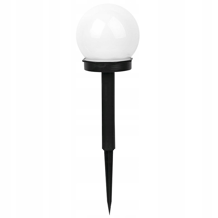 LAMPKA OGRODOWA SOLARNA CZARNA PLASTIK 6000K 12szt (2)