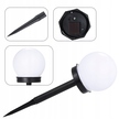 LAMPKA OGRODOWA SOLARNA CZARNA PLASTIK 6000K 6szt (4)