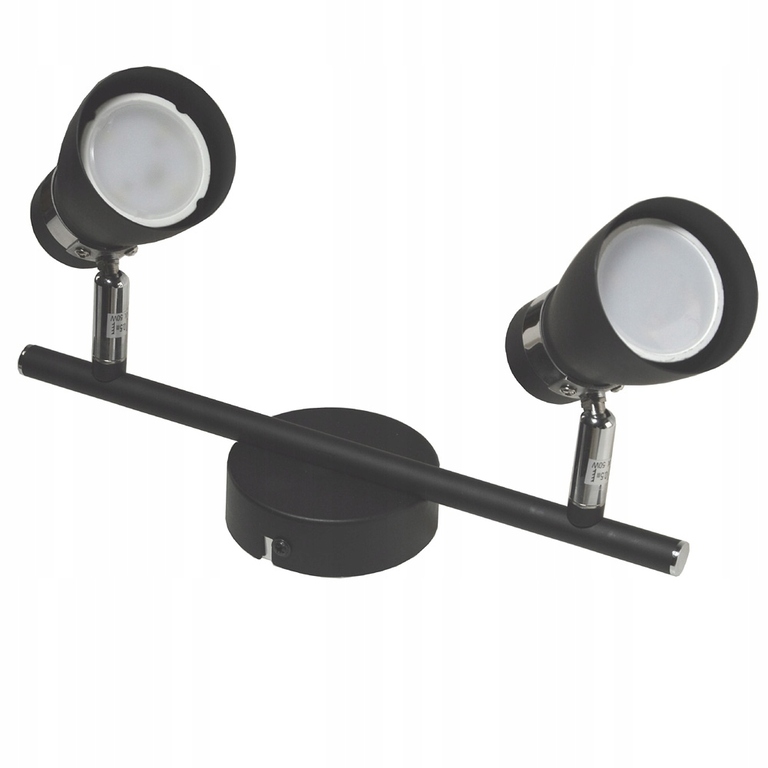 LAMPA SUFITOWA listwa spotlight DEZ 2xGU10 czarna (2)