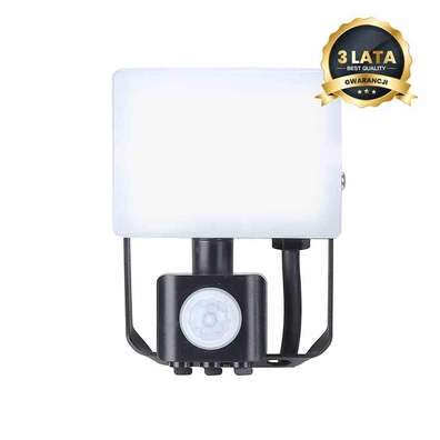 Naświetlacz halogen LED 10W 950lm 5000K CZUJNIK