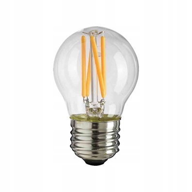 Żarówka filament 27 LED 4W 4000K mała kulka