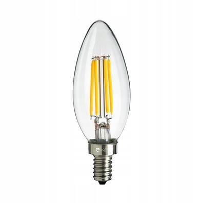 Żarówka filament E14 C37 LED 5W 2700K Świeczka