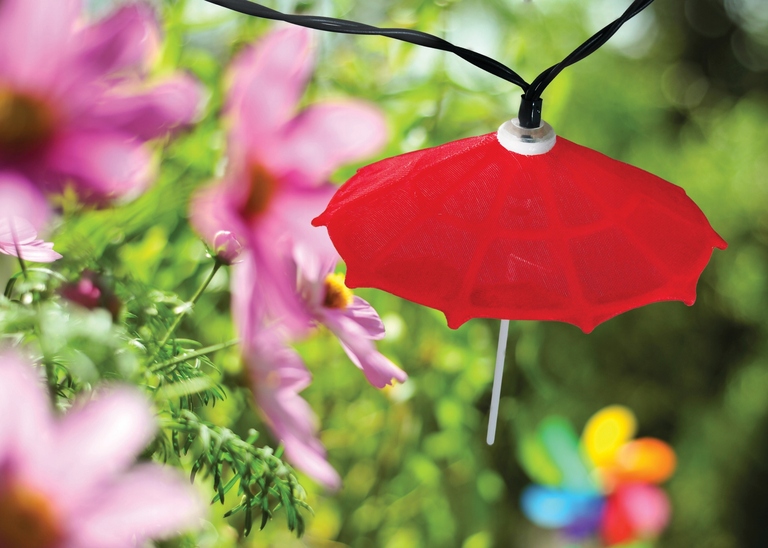 Lampki solarne Polux PARASOLKI kolorowe 10 (4)