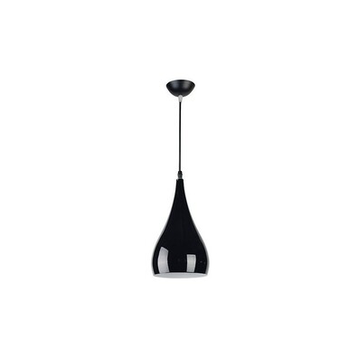 Lampa wisząca zwis stół JUSTA czarna łezka