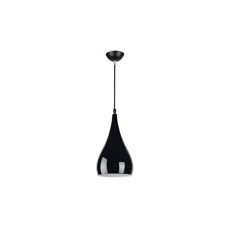 Lampa wisząca zwis stół JUSTA czarna łezka