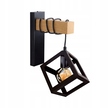 Kinkiet Polux Wood E27 metal drewno