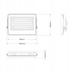 Halogen Solarny Led biały zimny 900 lm 60 W (4)