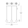 Lampa wisząca Zuma Line Crystal G9 P0076-03N-B5FZ (4)