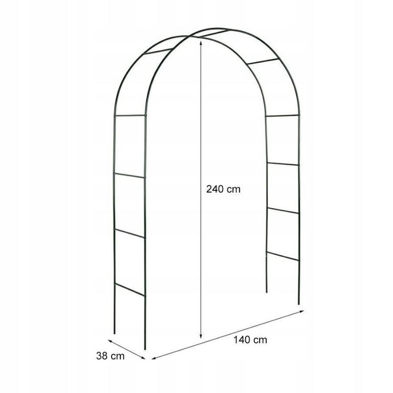 Pergola metal Pergola łuk 240 cm (3)