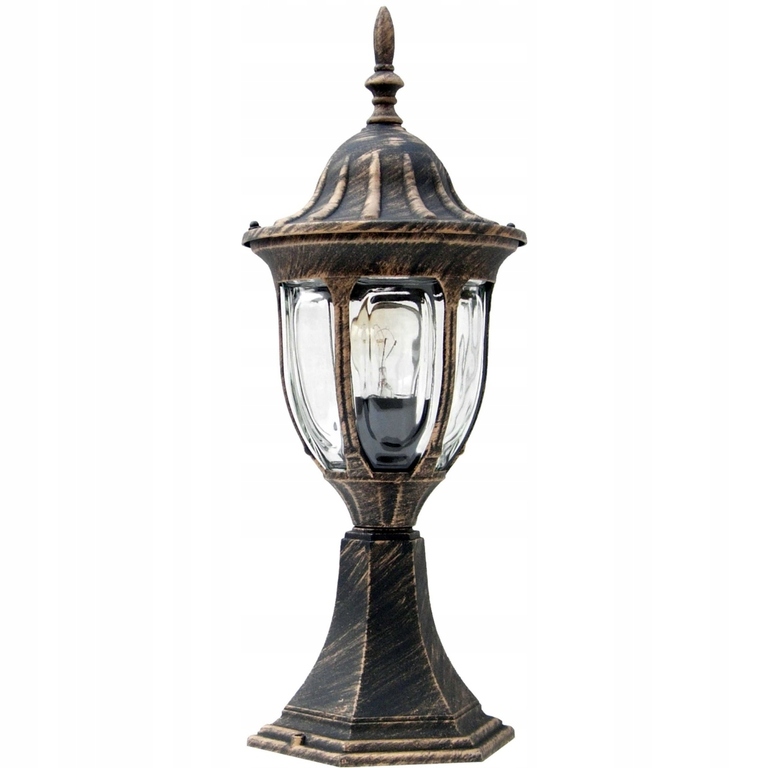 Lampa ogrodowa FLORENCJA PATYNA 38CM (2)