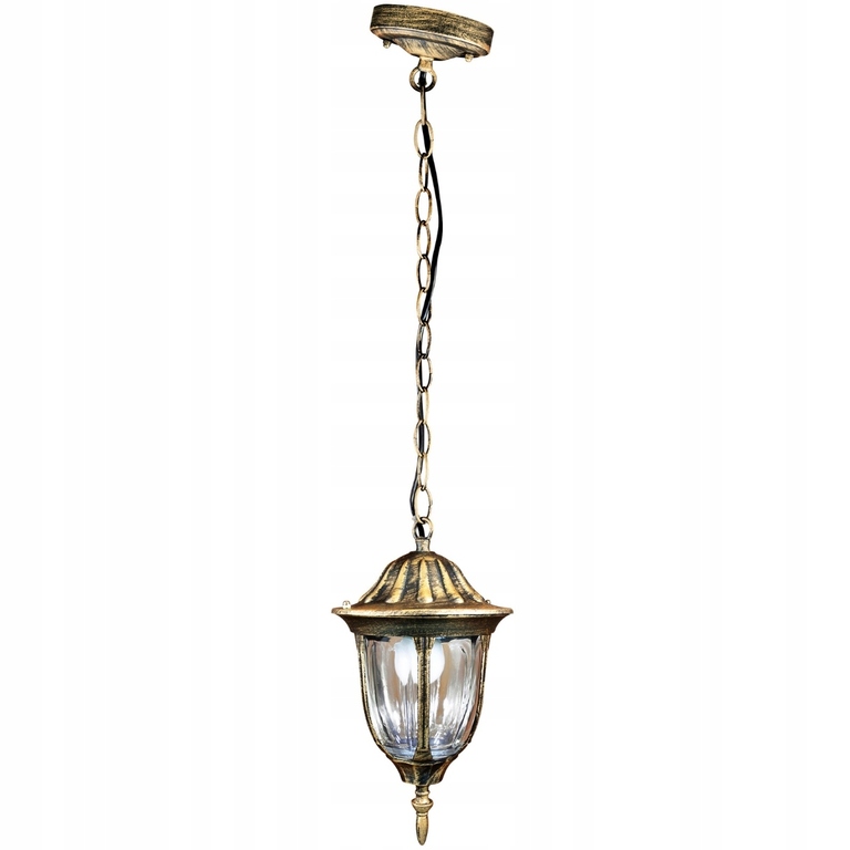 Lampa ogrodowa wisząca zwis FLORENCJA patyna (4)