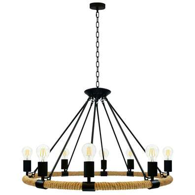 LAMPA WISZĄCA IL MIO ROPE ARTHUR 8xE27 KOŁO