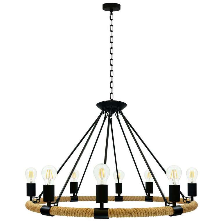 LAMPA WISZĄCA IL MIO ROPE ARTHUR 8xE27 KOŁO (1)