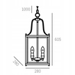Lampa wisząca Cosmolight NEW YORK E14 (3)