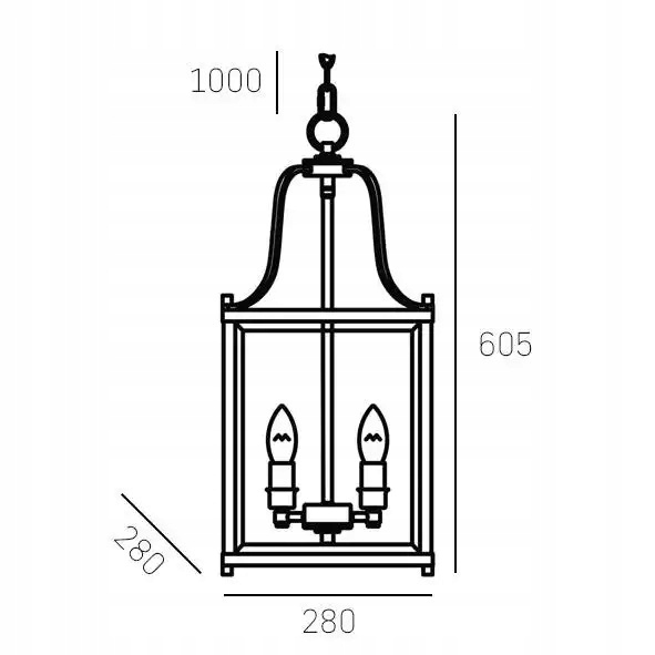 Lampa wisząca Cosmolight NEW YORK E14 (3)