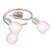 LAMPA SPIRALA SPOT GLOBO ROSSO SATYNA 3xE14