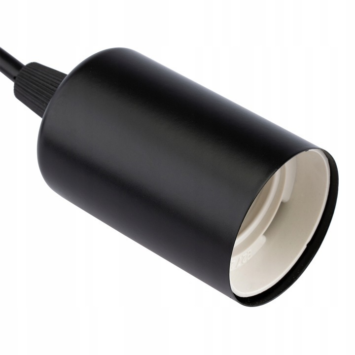 Lampa wisząca sufitowa pająk 5 czarna Loft (2)