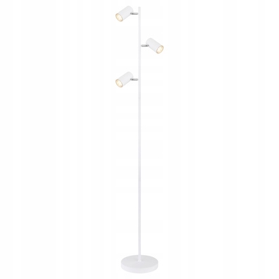 LAMPA PODŁOGOWA ROBBY metal biała