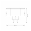 Gniazdko Polux WiFi Smart 315922 (4)