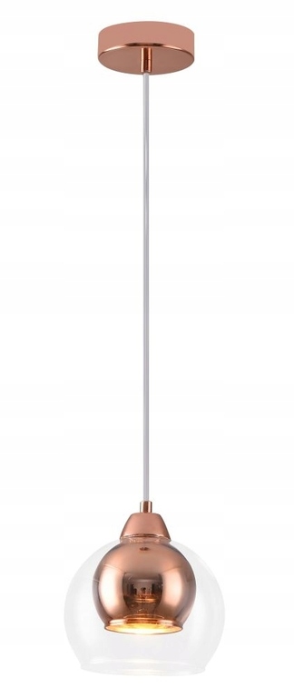 Lampa wisząca CLARA różowe złoto 1pł. 337501-31 (2)
