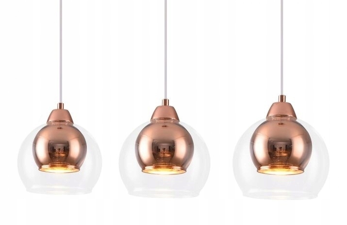 Lampa wisząca CLARA różowe złoto 3pł. 337503-31 (2)
