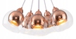 Lampa wisząca CLARA różowe złoto 6pł. 337506-31 (2)