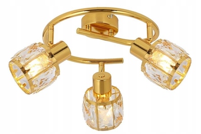 Lampa spot spirala Crowne złoty 830933-03
