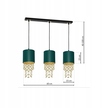 Lampa wisząca Milagro ALMERIA E27 zielono/złota (4)