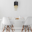 Lampa wisząca Milagro Almeria E27 czarno-złota (4)