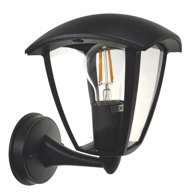 Lampa oprawa elewacyjna kinkiet zewnętrzny SURVA do LED E27 IP44 czarna
