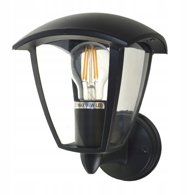 Lampa oprawa elewacyjna kinkiet zewnętrzny SURVA do LED E27 IP44 czarna (2)