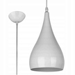 Lampa wisząca zwis stół JUSTA biała łezka